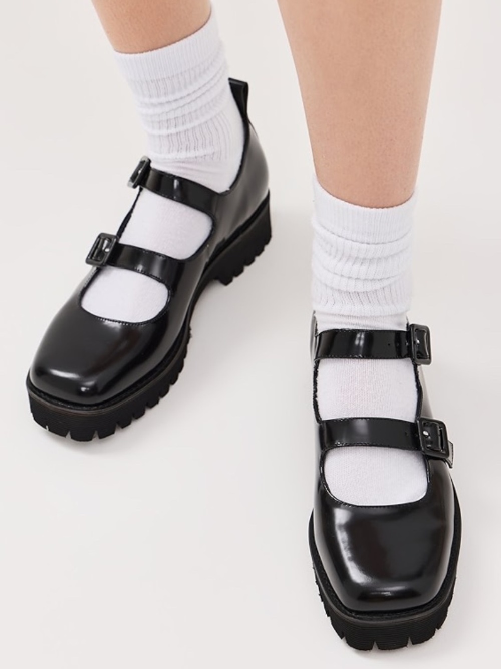 Intentionally Blank Women's Moxie Mary Janes - Black